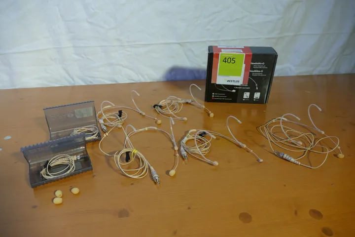 Konvolut Headsets, Bodymics Sennheiser EW 5x Headset, 2x Bodymic